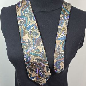 ** 3/$25 ** BALARINJI AUSTRALIA Koala Indigenous Art Necktie